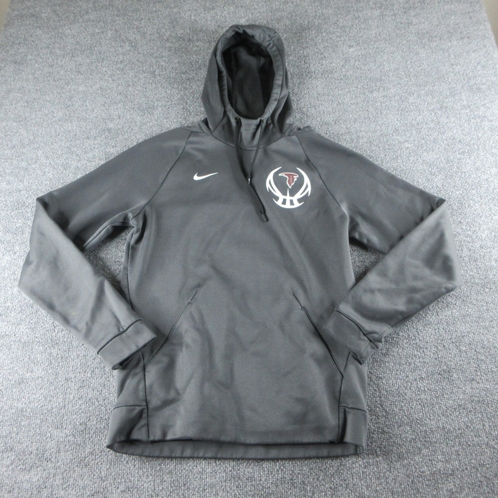 Atlanta Falcons Hoodie Men S Gray  Nike Dri Fit Pullover Sweatshirt NFL Football